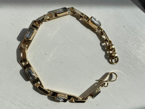 Quartz bar bracelet