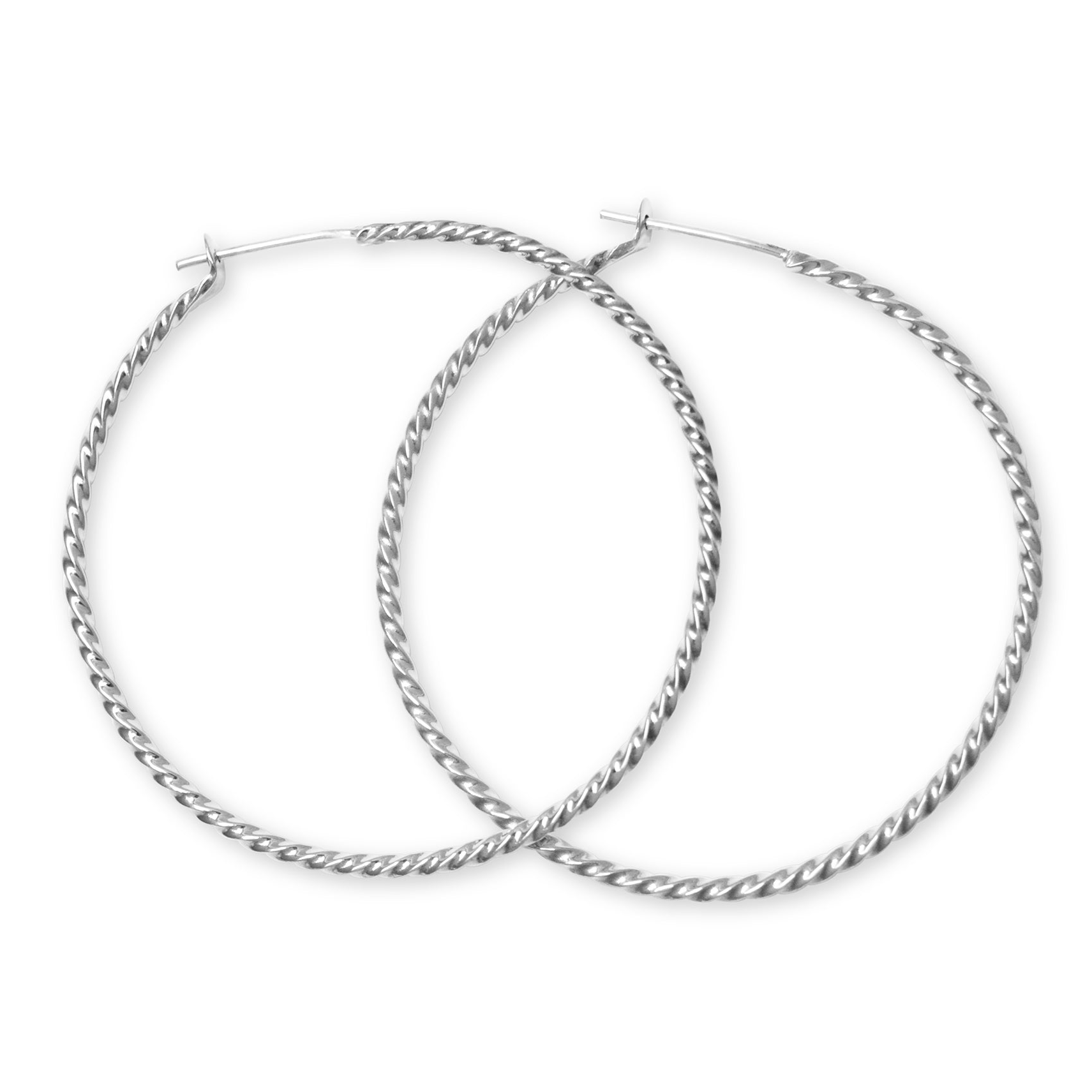 Twist Hoops Earrings