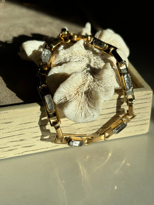 Quartz bar bracelet