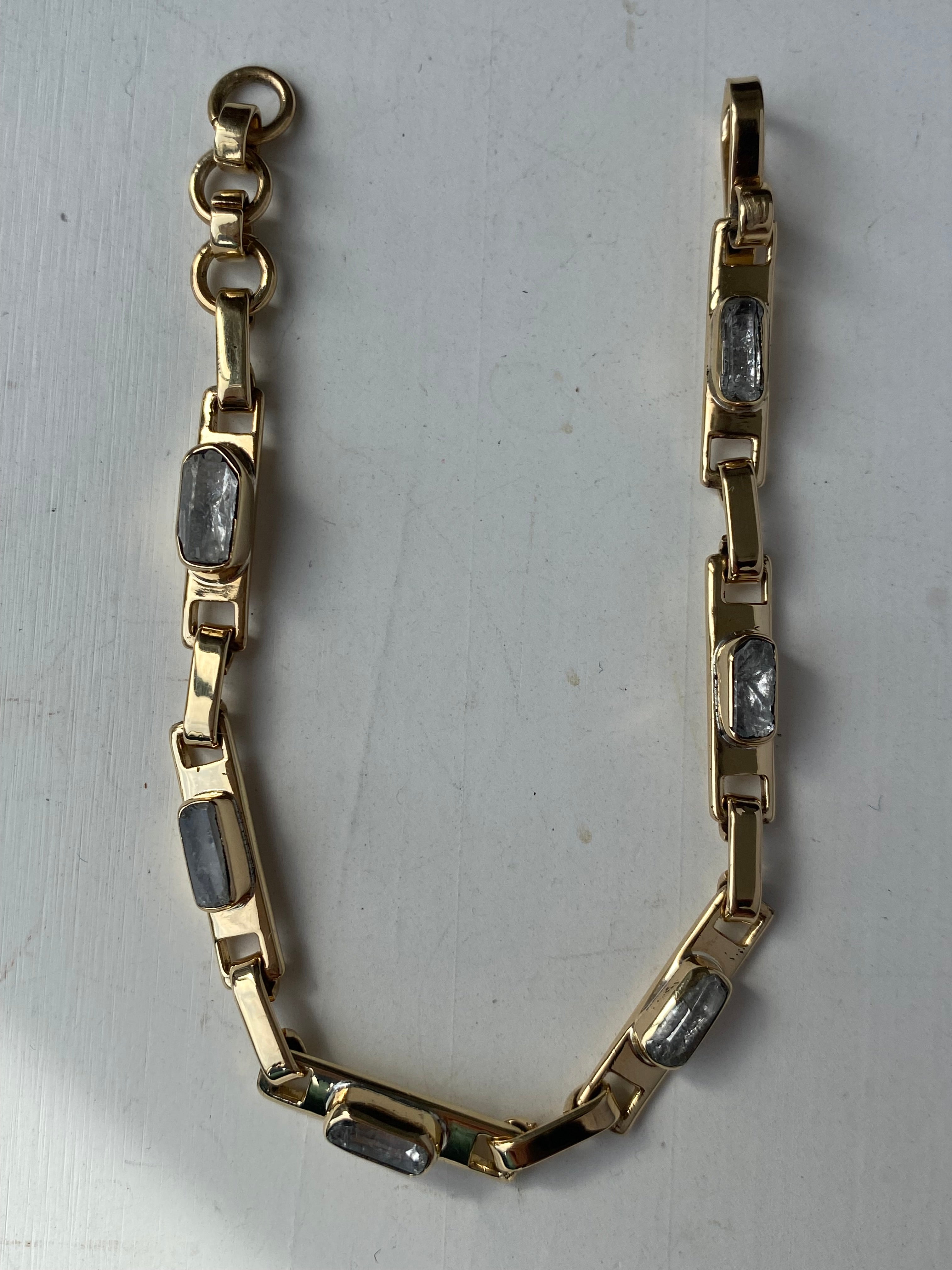 Quartz bar bracelet