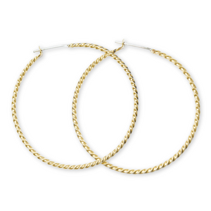 Twist Hoops Earrings