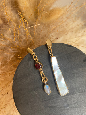 Quintana gemstone earring