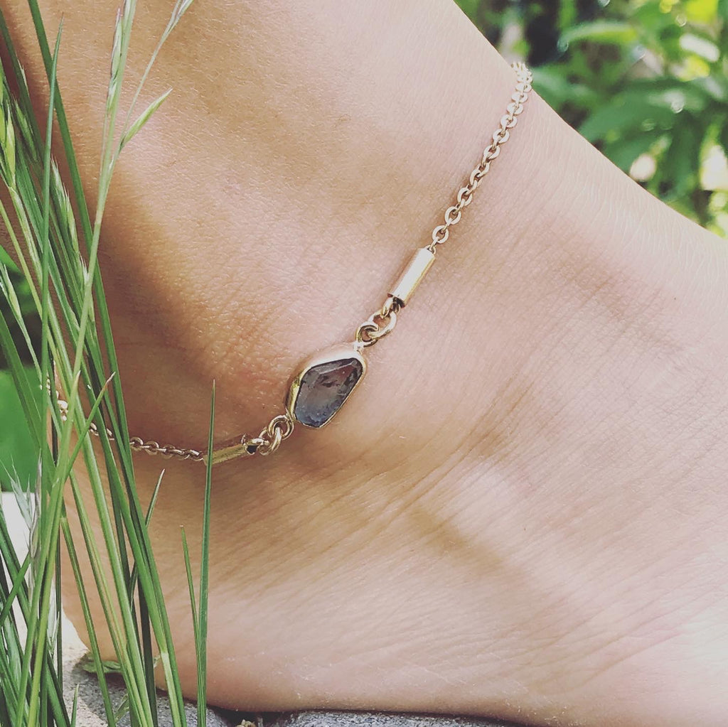 Stone anklet - Lissa Bowie