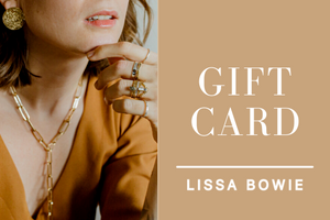 Gift card - Lissa Bowie